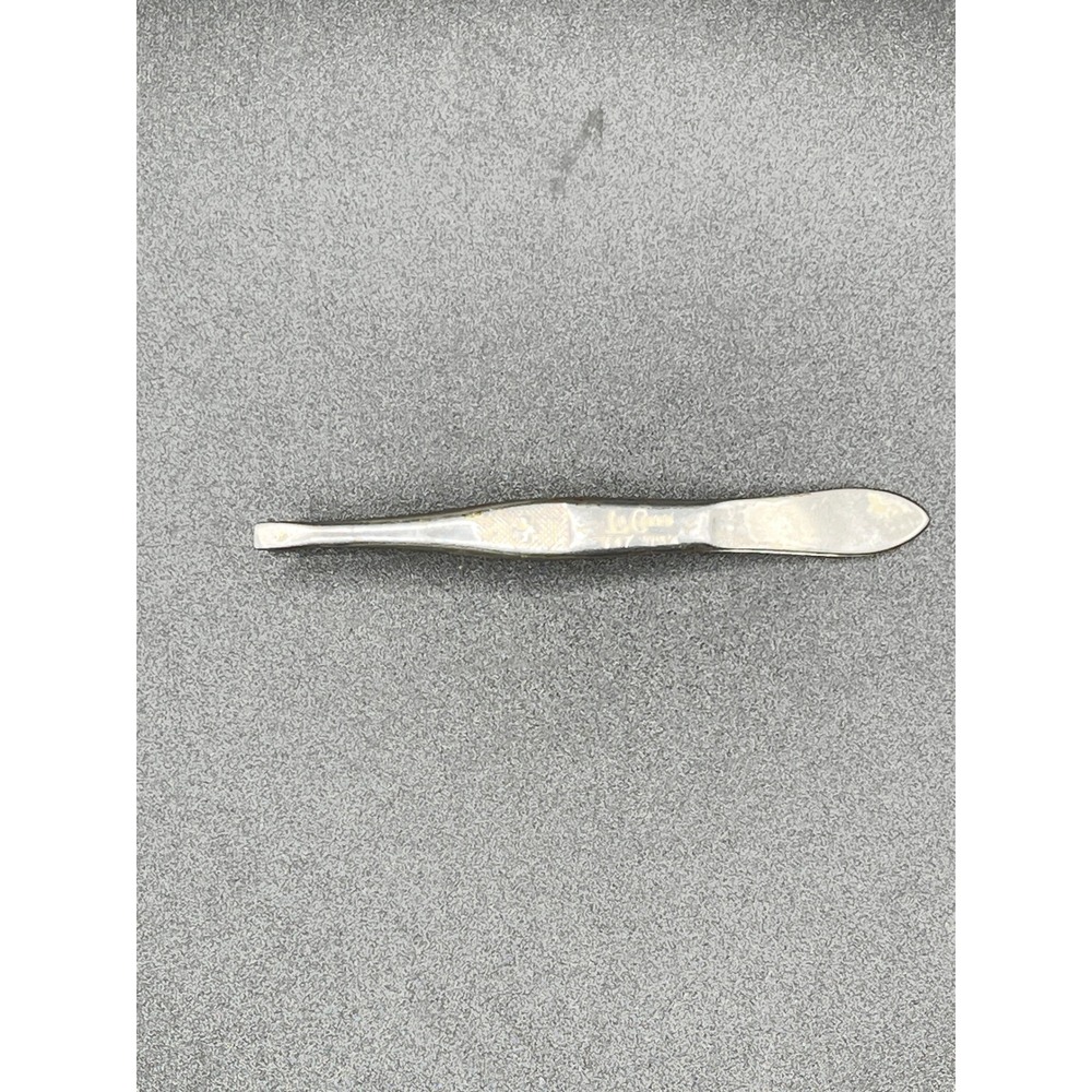 Vtg LaCross Tweezers Stainless‎ Steel Precision Eyebrow Tweezers Tool Square Tip
